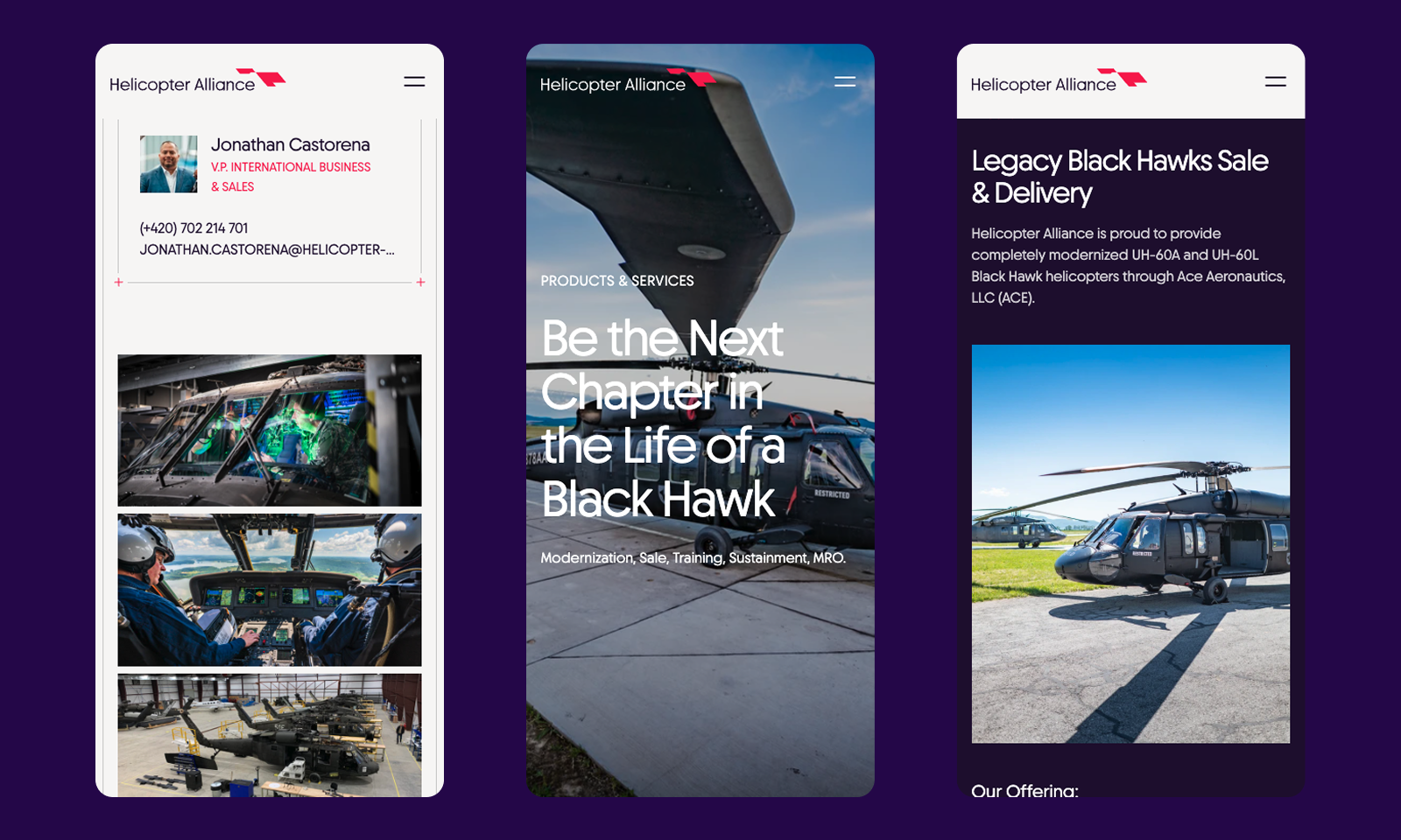 Mobilní zobrazení odladěné do posledního detailu.