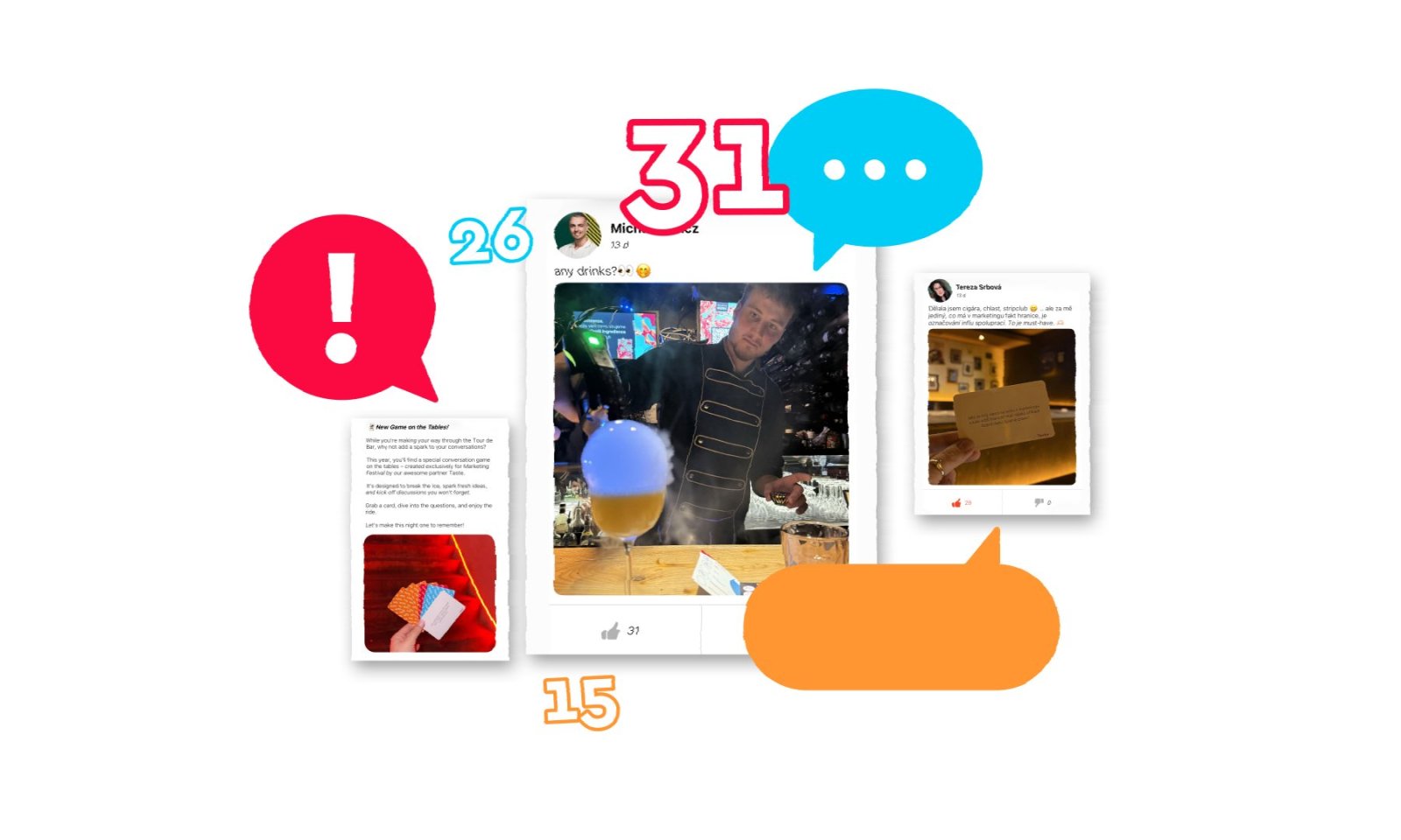 Ukázky reakcí na Tajný bar