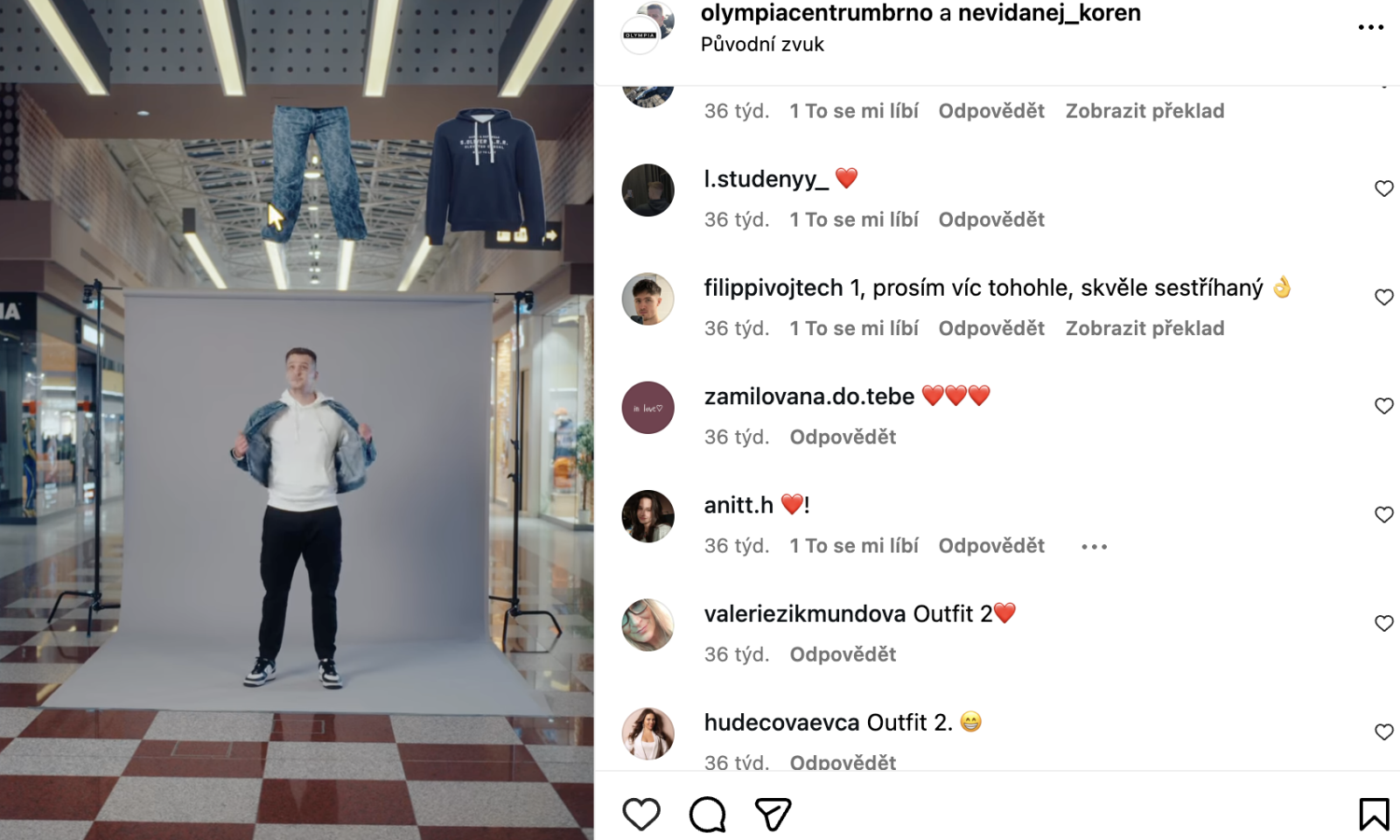 Ukázka z videa a reakce